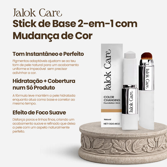 Jalok Care Stick de Base 2-em-1 com Mudança de Cor