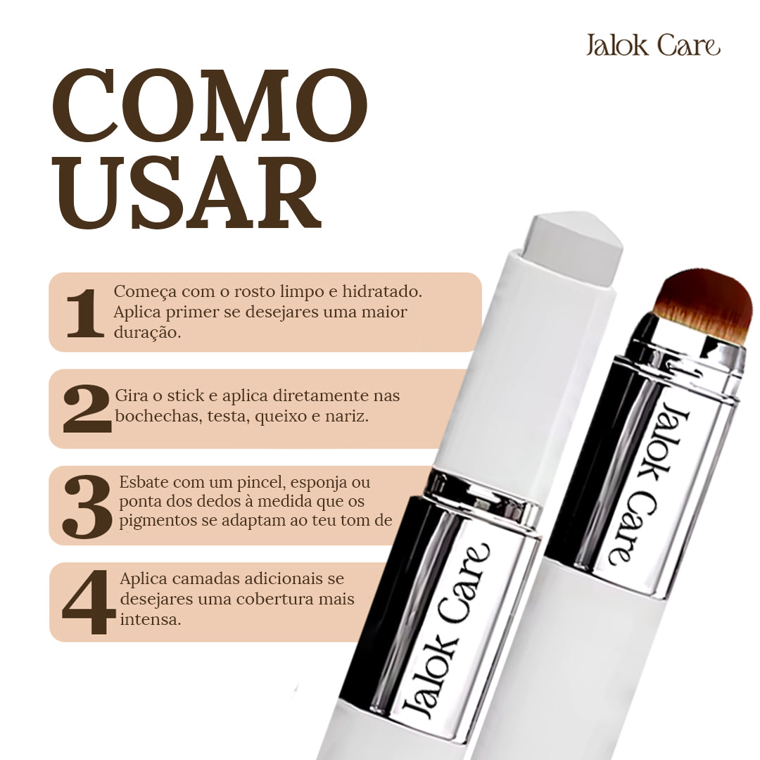 Jalok Care Stick de Base 2-em-1 com Mudança de Cor